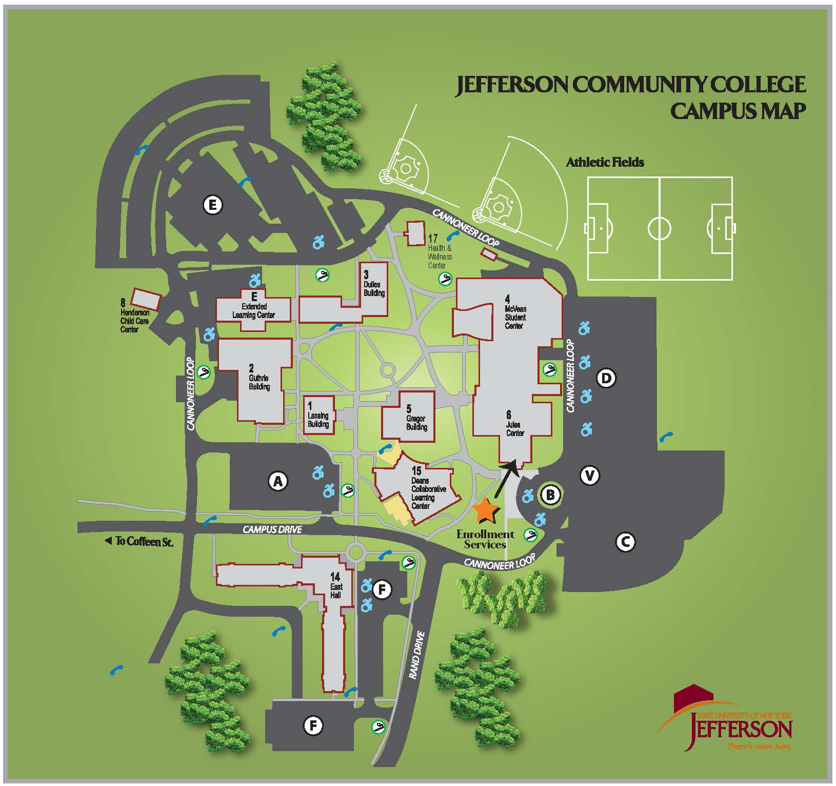 Jefferson Community College Map